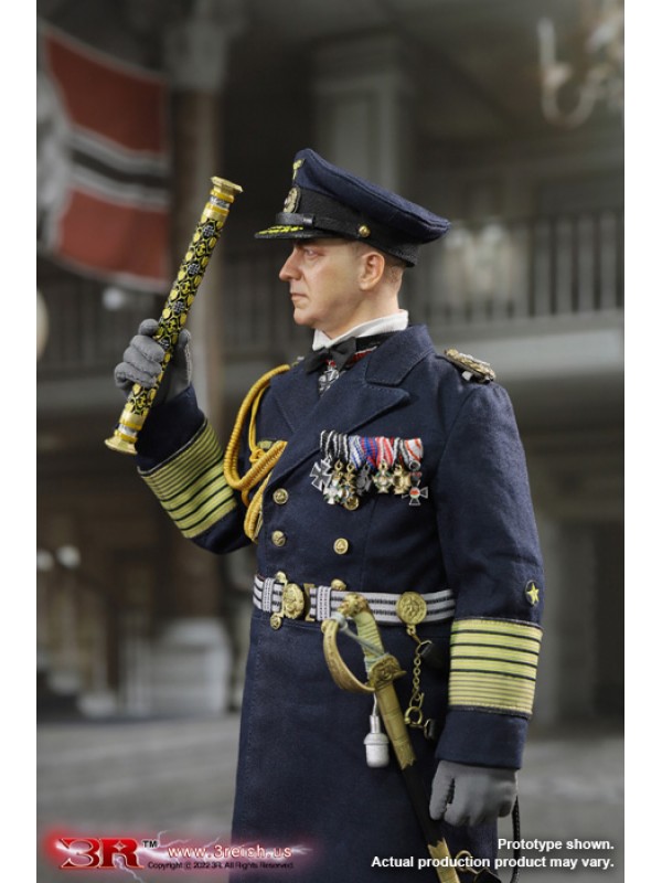 (Pre-order)3R GM650 1/6 WWII German Grossadmiral - Erich Raeder(Pre-order$ 1098HKD)