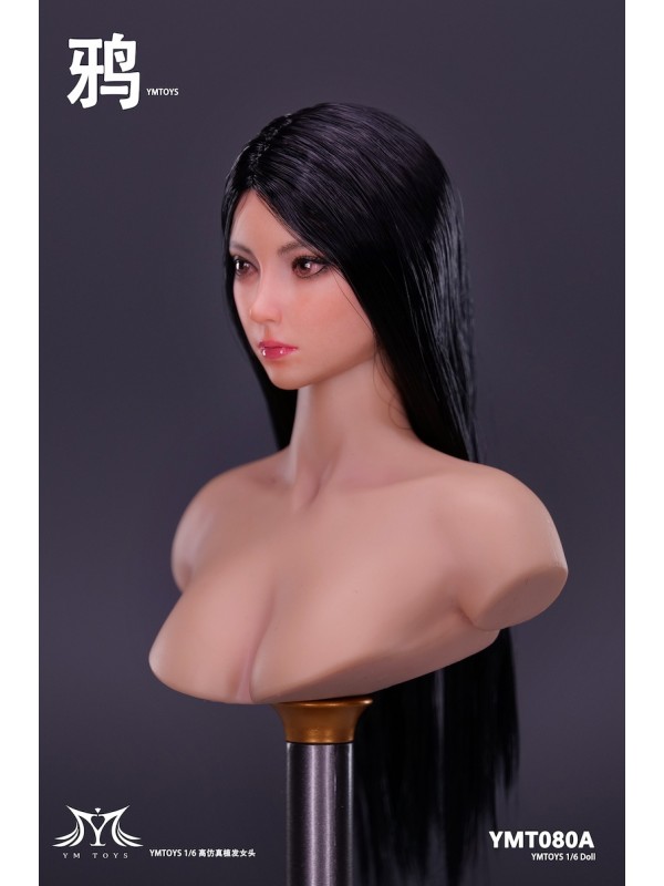 (Pre-order)YMTOYS YMT080 1/6 Asian Female Headsculpt Crow(Pre-order$ 208HKD)