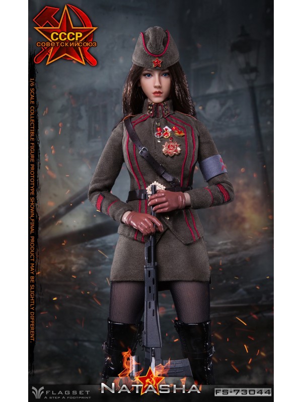(Pre-order)FLAGSET FS-73044 1/6 Red Alert Soviet Female Officer 2.0 NATASHA(Pre-order 958HKD)