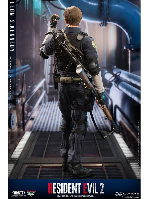 (SOLD OUT) NAUTS x DAMTOYS DMS030 1/6  RESIDENT EVIL 2 1/6th SCALE COLLECTIBLE FIGURE LEON S.KENNEDY (HK$1858)