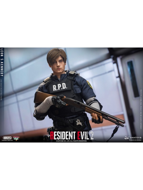 (SOLD OUT) NAUTS x DAMTOYS DMS030 1/6  RESIDENT EVIL 2 1/6th SCALE COLLECTIBLE FIGURE LEON S.KENNEDY (HK$1858)