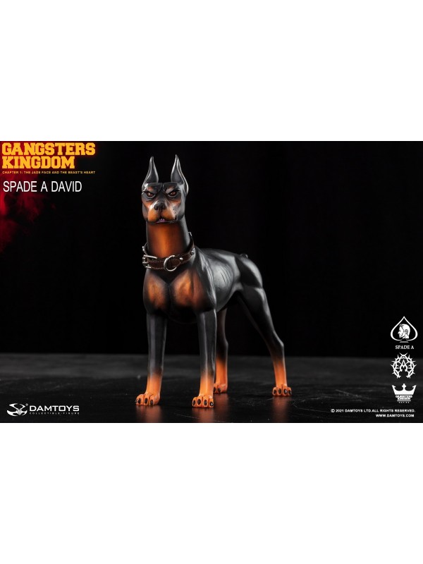 (預訂) DAMTOYS GK022S 1/6 黑幫王國杜賓犬 (預訂價HKD$448 )