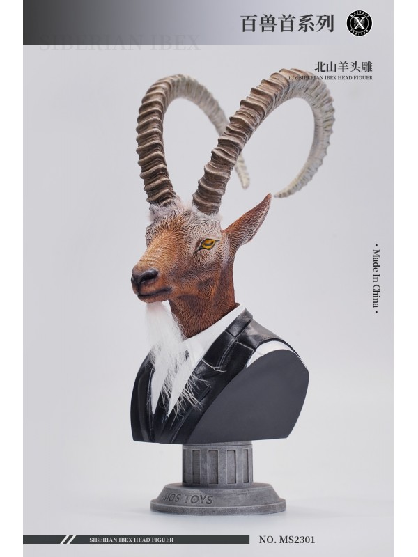(Pre-order)Mostoys MS2301 1/6 Siberian Ibex Head Figuer(Pre-order$188HKD)