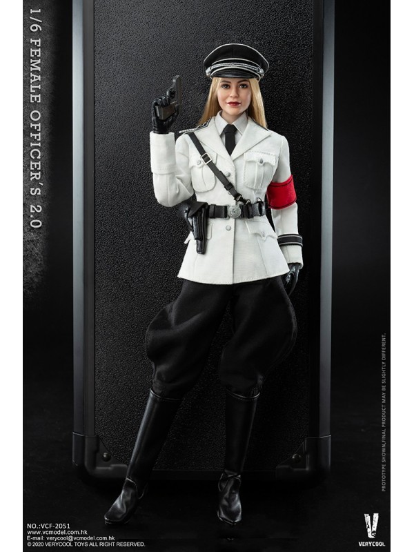 (Last One)VERYCOOL VCF-2051 1/6 女軍官2.0 白色制服Female SS Officer 2.0(In-stock$1078HKD)