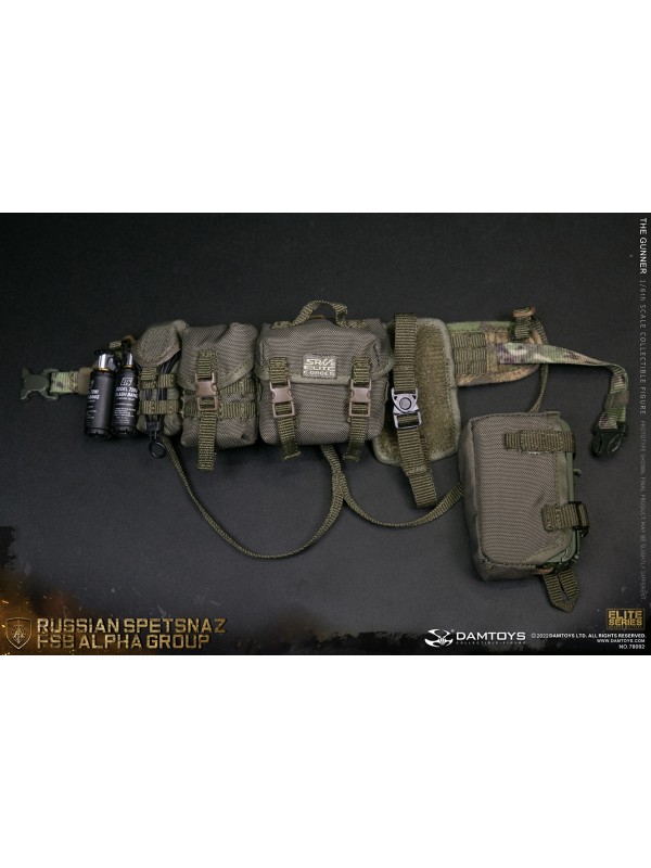(售罄)DAMTOYS 78092 1/6 俄聯邦安全局阿爾法小組FSB ALPHA 機槍手(現貨價$1598)
