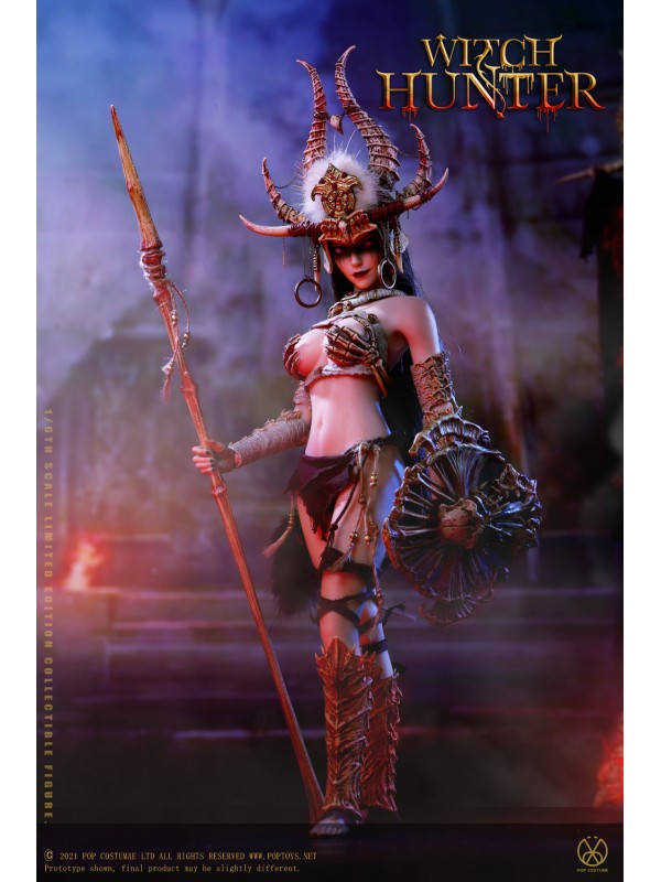 (PRE-ORDER) POPTOYS WH002 1/6 Witch Hunter Bloody Shaman Aphaia Black Shaman (Pre-order HKD$ 1368)