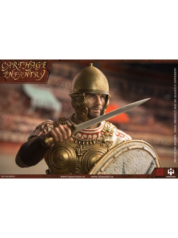 (PRE-ORDER) HHMODEL x HAOYUTOYS HH18045 1/6 Empire Series-Carthage Infantry (Pre-order HKD$ 1318)