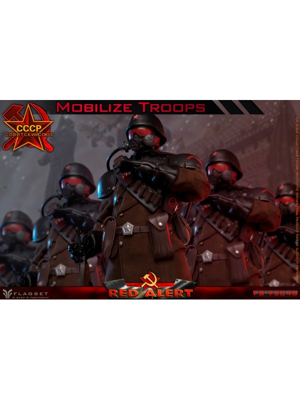 (Pre-order)FLAGSET FS-73046 1/6 Red Alert Mobilize Troops (Pre-order $ 1058HKD)