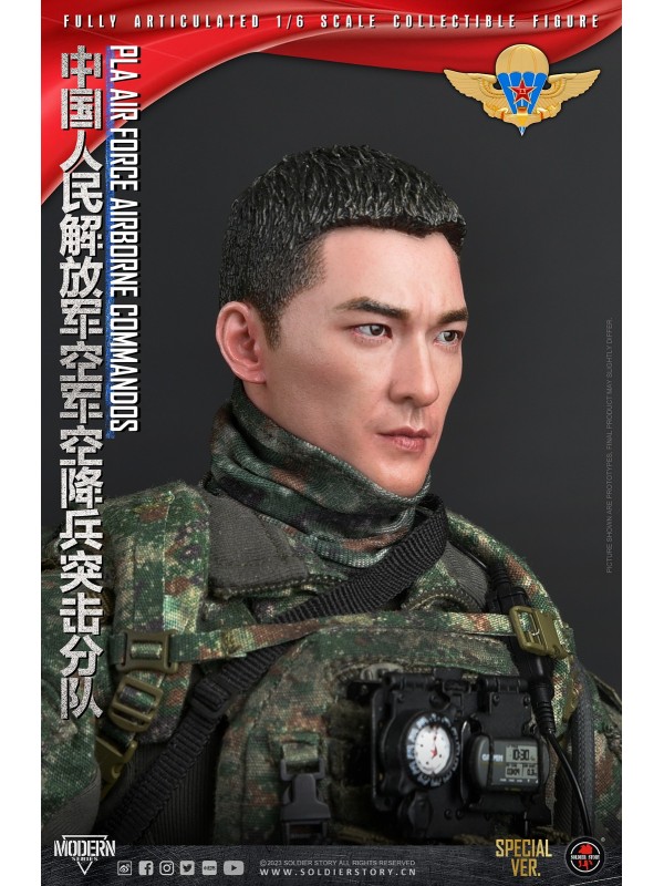 (Pre-order)SOLDIER STORY SS134 1/6  PLA Air force Airborne Commandos (Special Ver.)(Pre-order$ 1138HKD)