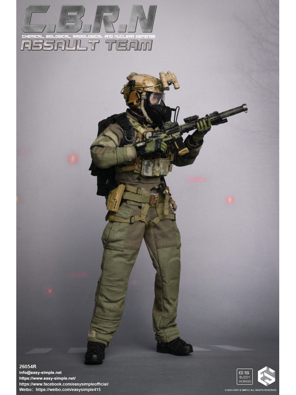 (PRE-ORDER)  Easy&Simple ES 26054R CBRN Assault Team(Pre-order HKD$ 1168 )