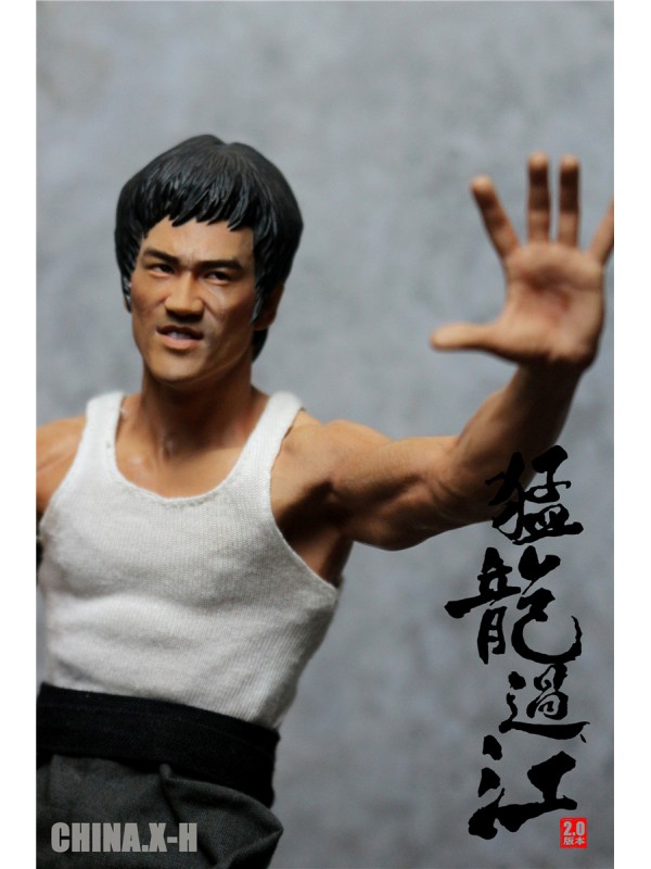 (Pre-order)CHINA.X-H CX-H10 1/6 Bruce Lee Series Statue Raptor Crossing the River 2.0 Edition-A tribute to Bruce Lee forever (limited edition of 200 pieces worldwide)(Pre-order 1938HKD)