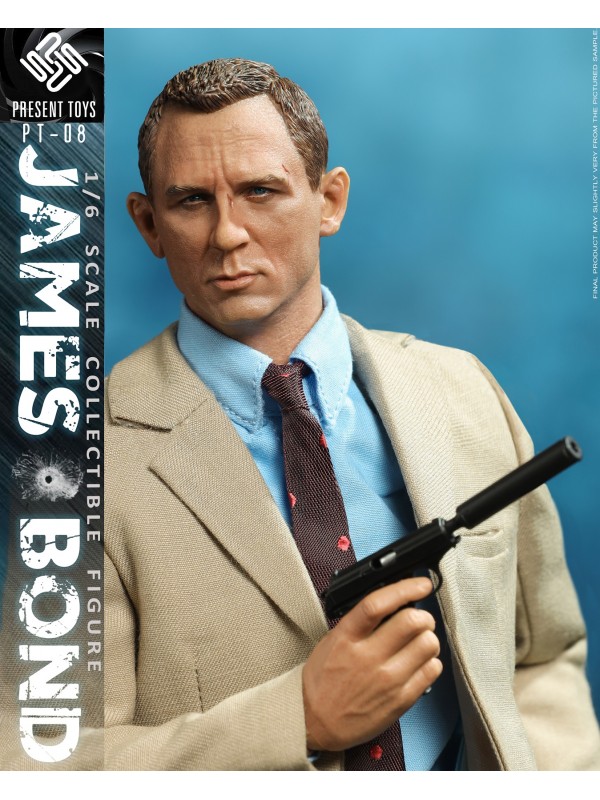 (Sold out) PRESENT TOYS PT-SP08 1/6 AGENT 007