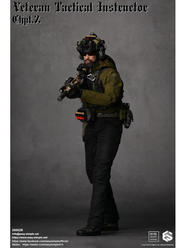 (Pre-order)Easy&Simple ES 26062R 1/6 Veteran Tactical Instructor Chapter II