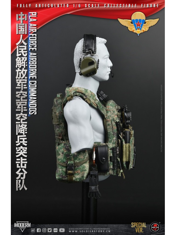 (Pre-order)SOLDIER STORY SS134 1/6  PLA Air force Airborne Commandos (Special Ver.)(Pre-order$ 1138HKD)