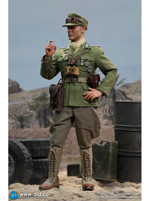 (PRE-ORDER) DID D80151 1/6 WWII German Afrika Korps Infantry Captain - Wilhelm (Pre-order HKD$ 1238)