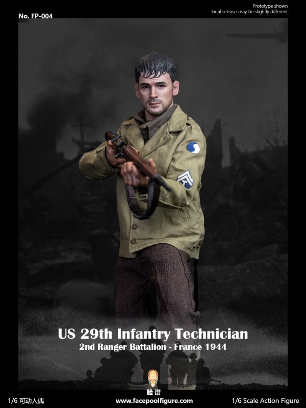 (PRE-ORDER) Facepoolfigure FP004B 1/6 US 29th Infantry Technician - France 1944 Special Edition(Pre-order HKD$1168 )