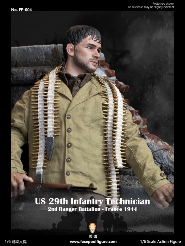 (PRE-ORDER) Facepoolfigure FP004A 1/6 US 29th Infantry Technician - France 1944 Standard Edition (Pre-order HKD$858)