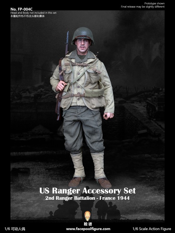 (預訂) Facepoolfigure 臉譜模玩 FP-004C 1/6 二戰美軍遊騎兵配件包 (預訂價 HKD$ 518)