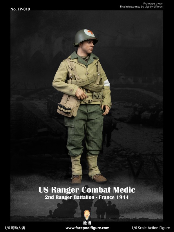 (PRE-ORDER)Facepoolfigure  FP-010 1/6 WWII US Ranger Combat Medic – France 1944   (Pre-order HKD$958 )