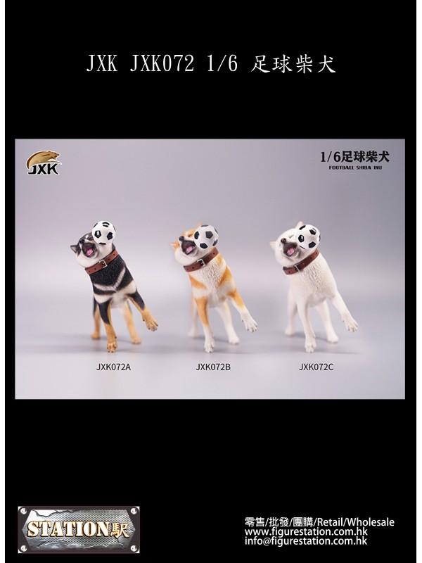 (預訂) JXK JXK072 1/6 足球柴犬 (預訂價 HK...