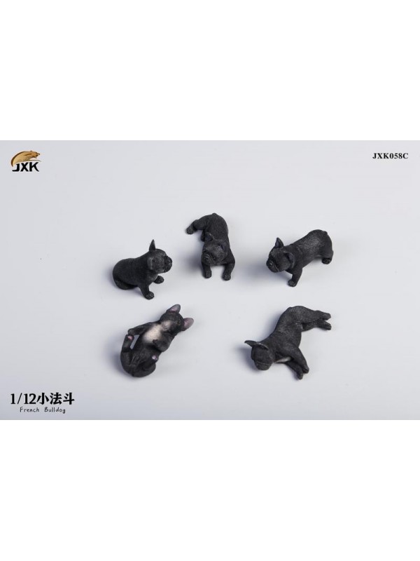 (預訂) JXK JXK058 1/12 迷你法國鬥牛犬 法鬥(預訂價HKD$178 )