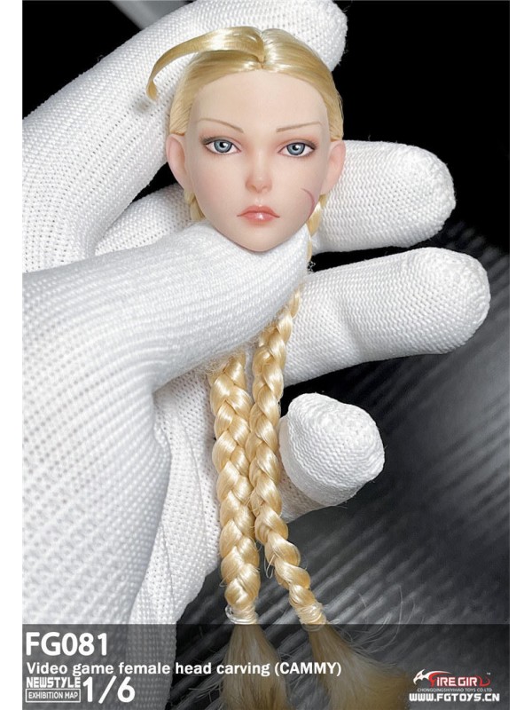 (預訂) Fire Girl Toys FG081 1/6 電玩女孩嘉米頭雕 (預訂價 HKD$ 208)