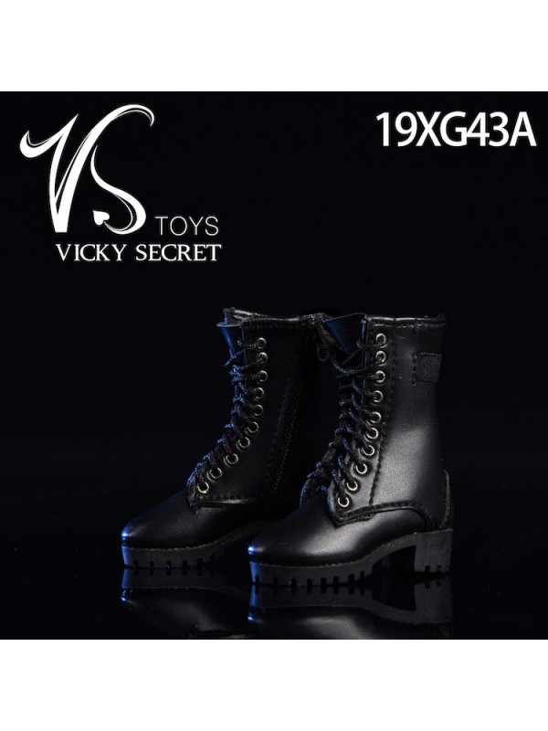 (IN STORE) VSTOYS 19XG43 1/6 Zipper boots hollow leather