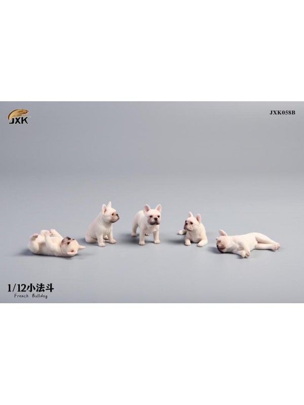 (預訂) JXK JXK058 1/12 迷你法國鬥牛犬 法鬥(預訂價HKD$178 )