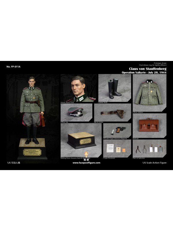 (Pre-order)Facepoolfigure FP-011A 1/6 Discover History Series Operation Valkyrie Standard Edition(Pr...