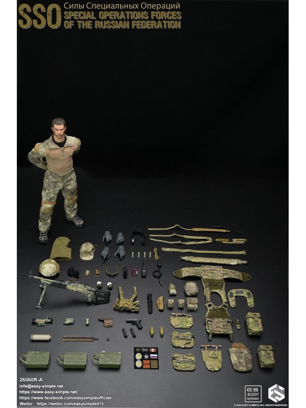 (Pre-order)Easy&Simple ES 26060R-A 1/6 Russian Special Operations Forces(SSO)(Pre-order$1118HKD)