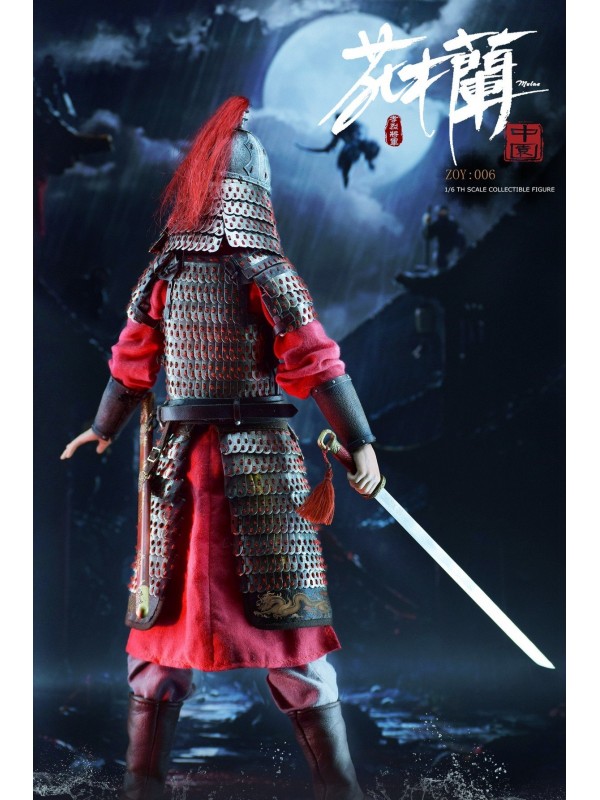 (PRE-ORDER) ZOY TOYS ZOY006D 1/6 General Xiaolie-Hua Mulan Deluxe Edition(Pre-order HKD$1228 )
