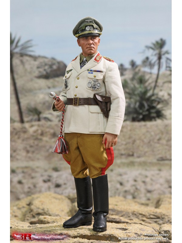 (預訂)3R GM651 1/6  北非軍團陸軍元帥沙漠之狐：埃爾文·隆美爾(預訂價$1128HKD)