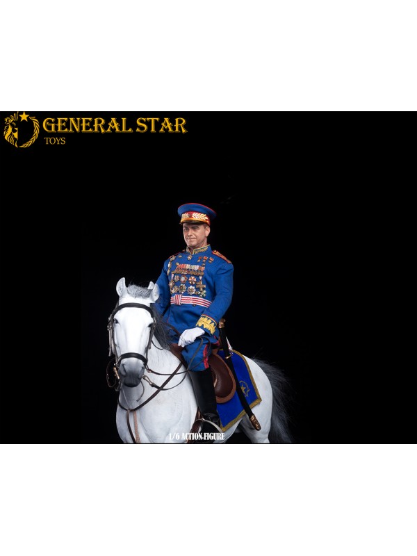 (預訂)GENERAL STAR TOYS GST-001B 1/6 朱可夫閱兵版大白馬(預訂價 438HKD)