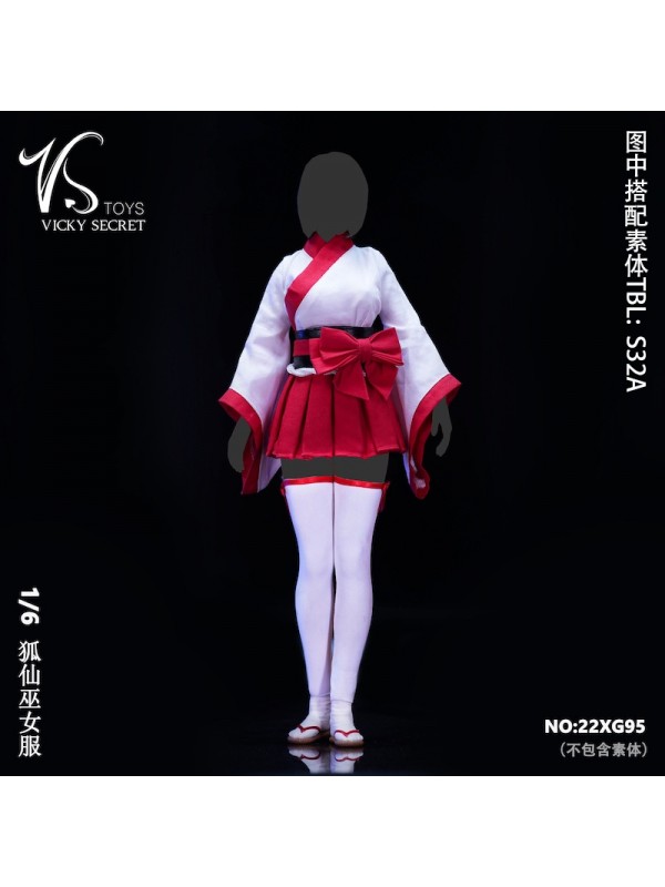 (預訂) VSTOYS 22XG95 1/6 狐仙 巫女服裝吊卡(預訂價 HKD$218 )