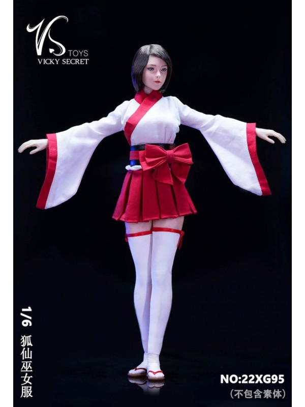 (預訂) VSTOYS 22XG95 1/6 狐仙 巫女服裝吊卡(預訂價 HKD$218 )