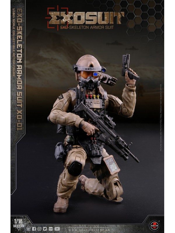 (預訂) Soldier Story SSE001 1/18  EXO 外骨骼装甲服XO-01  (預訂價 HKD$1028 )