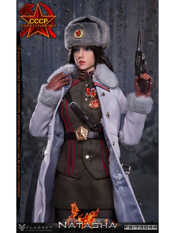 (現貨)  FLAGSET FS-73044 1/6 紅色預警 蘇聯女軍官 2.0 娜塔莎(現貨價 998HKD)