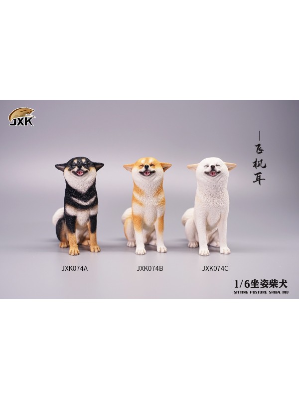 (預訂) JXK JXK074 1/6 坐姿柴犬 (預訂價 HKD$ 198)
