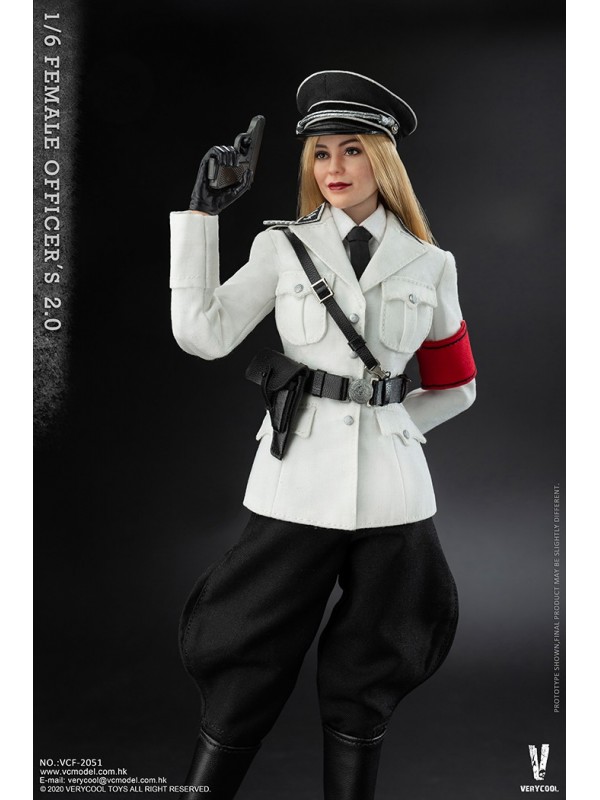 (最後一盒)VERYCOOL VCF-2051 1/6 女軍官2.0 白色制服(現貨價$1078HKD)