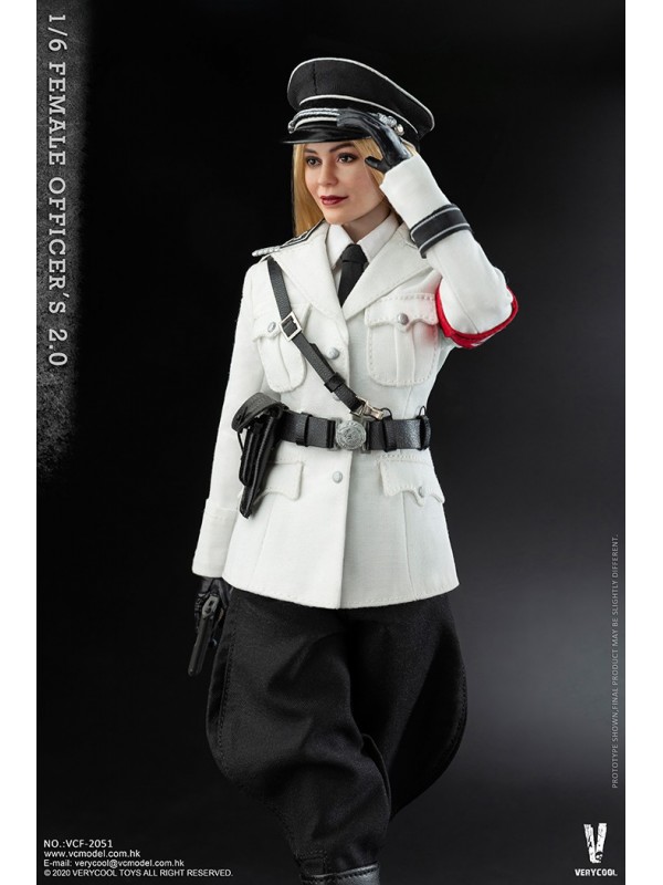 (最後一盒)VERYCOOL VCF-2051 1/6 女軍官2.0 白色制服(現貨價$1078HKD)