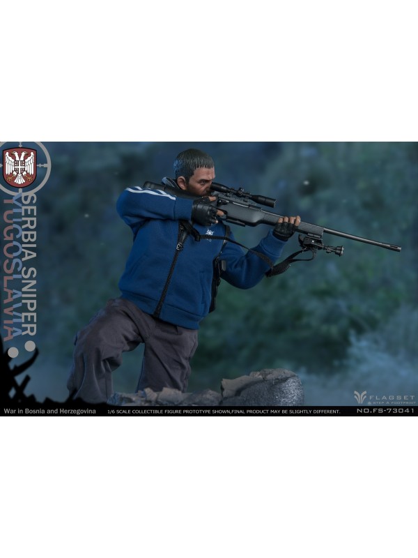 (現貨)FLAGSET FS-73041 1/6 波黑戰爭 塞爾維亞狙擊手(現貨價$928HKD)
