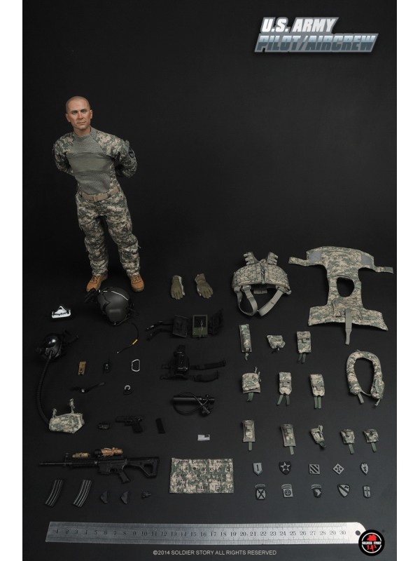 (現貨) Soldier Story- SS087-美國 陸軍飛行員/機組人員：1/6 比例的收藏品(HKD$998)