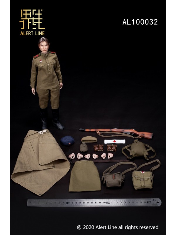 (售罄) Alert Line界線玩模 AL100032 1/6 WWII 蘇軍女醫療兵