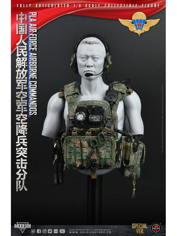 (預訂)SOLDIER STORY SS134 1/6 中國人民解放軍空軍空降兵突擊分隊(特別版) (預訂價$1138)