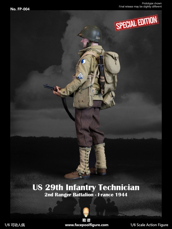 (預訂) Facepoolfigure 臉譜模玩 FP004B 1/6 二戰美軍29師技術士官 - 法國1944 特別版  (預訂價HKD$1168 )  
