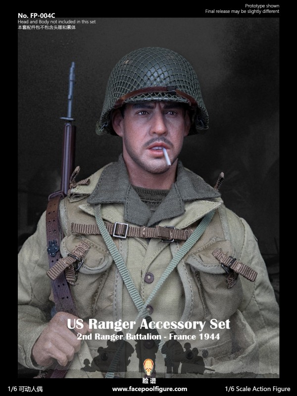 (預訂) Facepoolfigure 臉譜模玩 FP-004C 1/6 二戰美軍遊騎兵配件包 (預訂價 HKD$ 518)