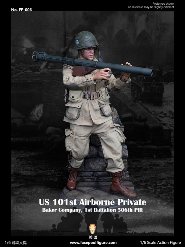 (預訂) Facepoolfigure 臉譜模玩 FP-006 1/6 二戰美軍101空降師一等兵 (預訂價 HKD$ 1128)