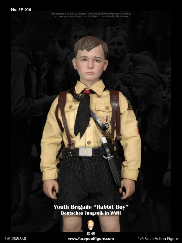 (預訂)Facepoolfigure 臉譜模玩 FP-016B 1/6 兔子男孩 二戰德軍兒童團歷史版(預訂價$928HKD)