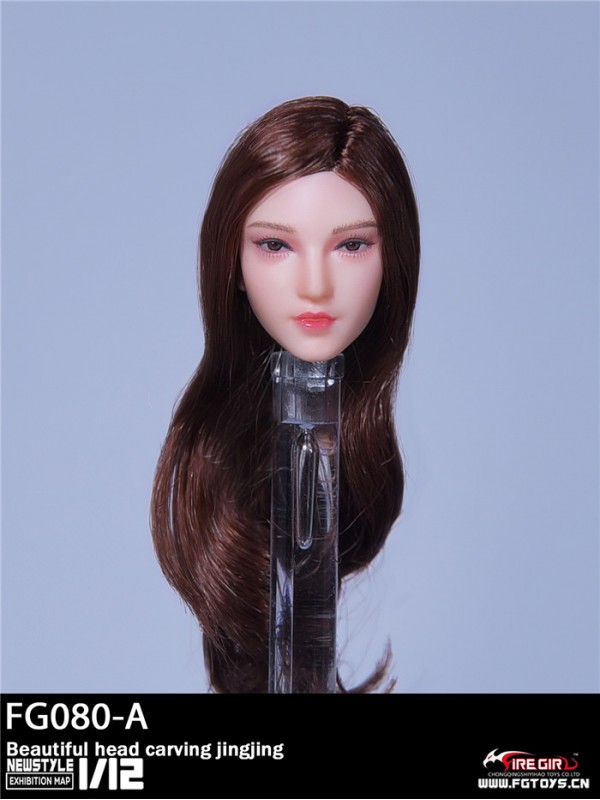 (預訂) Fire Girl Toys FG080 1/12 女美頭雕靜靜 三款髮色 (預訂價 HKD$ 188)