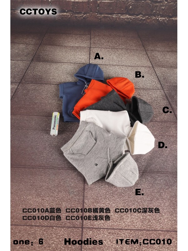 預訂) CCTOYS CC010 1/6 男運動上衣連帽衛衣 (預訂價HKD$50 )